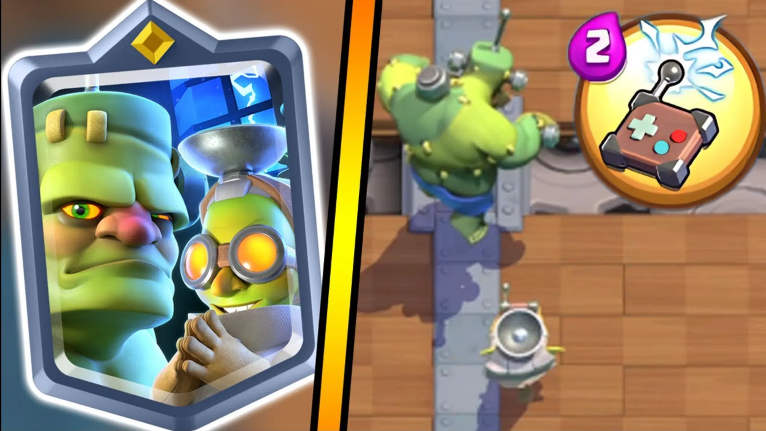 Clash Royale Goblinstein Champion Card